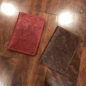 Brown Leather Passport Holder